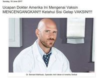 Meme 'Pakar Vaksin' Dr. Bernard Mahfoudz Ramaikan Medsos 