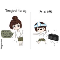 Selalu merasa lelah dan mengantuk saat menjalani aktivitas di siang hari. Tapi, bersenang-senang dan lincah sampai pukul tiga pagi. Foto: Instagram