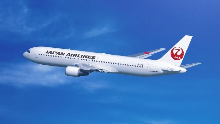 Ilustrasi pesawat Japan Airlines
