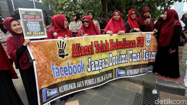 Blokir Akun Berujung Demo FPI ke Facebook