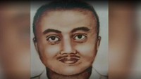 Sketsa wajah pelaku pemerkosa dan pembunuh Zainab (Foto: Dok. BBC)