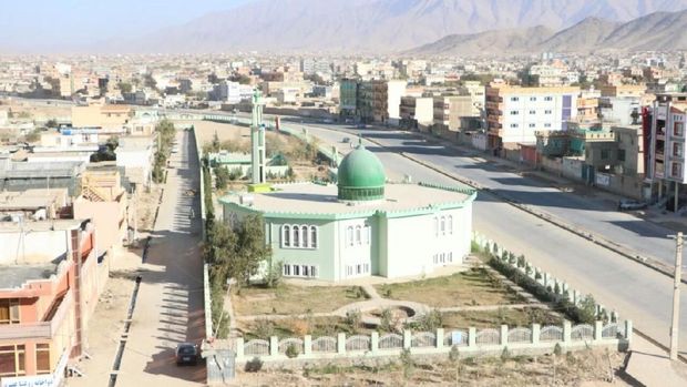 As-Salam yang artinya perdamaian, mesjid Indonesia di Afghanistan.