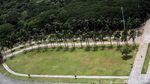 Melihat Taman Monas Tanpa Pagar Pembatas Rumput dari Ketinggian