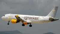 Foto: Maskapai Vueling asal Spanyol juga masuk dalam daftar. Duduk di peringkat 7, ketepatan waktu Vueling mencapai 85,25%.(vueling.com)