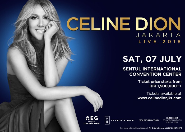 Wow! Tiket Rp 12,5 Juta Konser Celine Dion Full Booked Wow! Tiket Rp 12,5 Juta Konser Celine Dion Full Booked