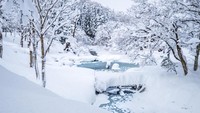 Pemandangan salju ini juga menjadi daya tarik traveler (Thinkstock)