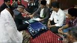 Foto Ijab Kabul Pernikahan Tahanan Kasus Narkoba di Masjid Polres