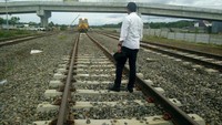 Jalur rel Makassar-Barru-Parepare telah terbangun sepanjang 16,1 km di Kabupaten Barru. Djoko Setijowarno/Masyarakat Transportasi Indonesia (MTI).