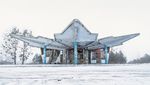 Halte Bus Antik di Era Kejayaan Uni Soviet