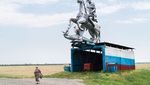 Halte Bus Antik di Era Kejayaan Uni Soviet