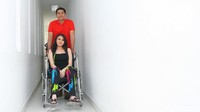 Keduanya menceritakan soal batalnya menyiarkan persalinan secara langsung lewat YouTube channelnya. Foto: Donita dan Adi Nugroho (Hanif/detikHOT)
