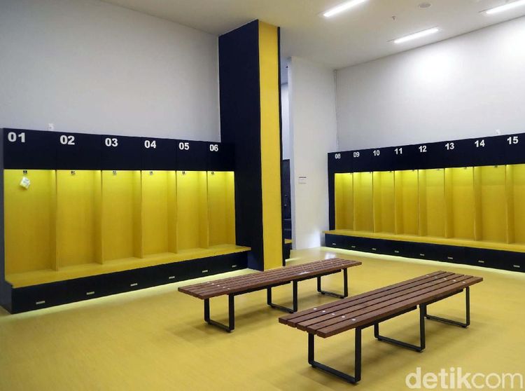 Foto: Melihat Ruang Ganti Pemain di GBK yang Mewah
