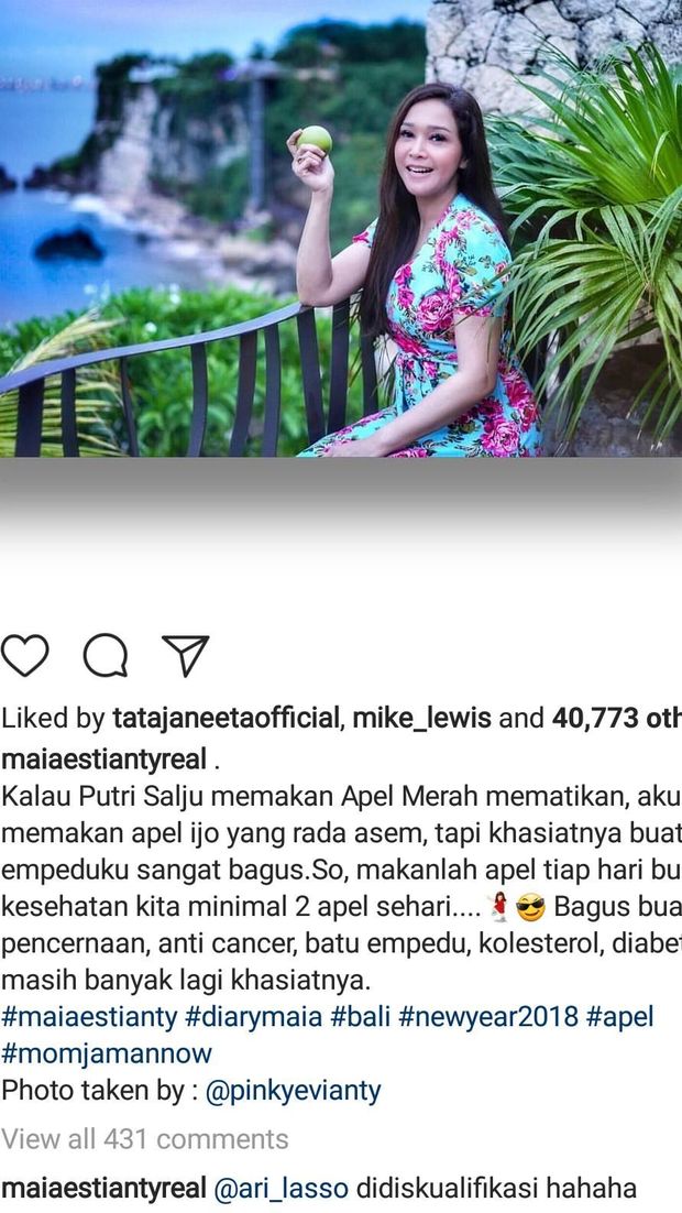 Komentar Ari Lasso di Postingan Maia Estianty Ini Bikin Heboh Netizen