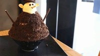 Masih di Tokyo, Niki mencicipi lezatnya dessert a la Jepang yang cukup populer. Kakigori dengan taburan cokelat bubuk disertai es krim vanilla tampak menggoda. Selamat malam, tulis Niki dalam bahasa Jepang. Foto: Instagram @nikitamirzanimawardi_17