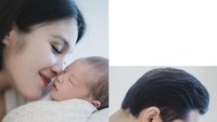 Bukan hanya Sandra Dewi yang tersenyum bahagia, sang suami, Harvey Moeis juga terlihat bahagia. Foto: Sandra Dewi (Instagram)