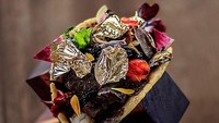 Taco, camilan a la Meksiko ini ternyata dibuat dengan bahan tak biasa. Taco kreasi Frida Restaurant ini diberi campuran langoustine, kaviar beluga, daging sapi kobe, truffle brie cheese hingga lapisan kertas emas. Harganya 25.000 USD atau Rp 334 juta.  Foto: Istimewa