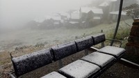Dilansir dari news.com.au, salju itu turun pada Sabtu (13/1) kemarin (Foto: Dok. Hotham Alpine Resort/via REUTERS)