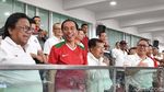 Tangan ke Atas, Begini Gaya Jokowi Rayakan Gol Indonesia vs Islandia