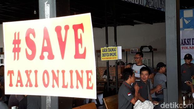 Sopir taksi dan ojek online Tolak Permenhub 108/2017/