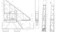 Konsep arsitektur bangunan. Bagian belakang rumah ini menyempit dengan lebar hanya 72 cm. Istimewa/Archdaily.