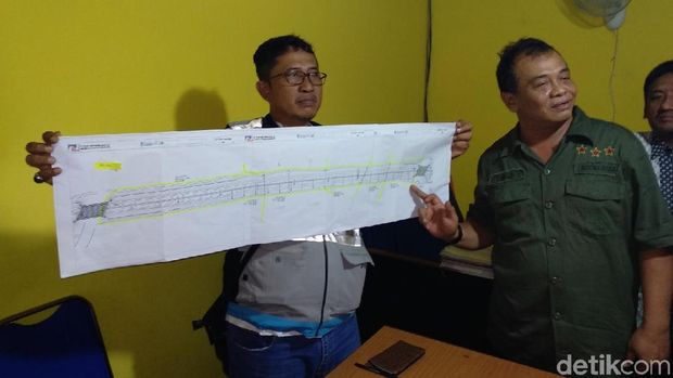 PPK Kementrian PUPR tunjukkan gambar proyek tol/