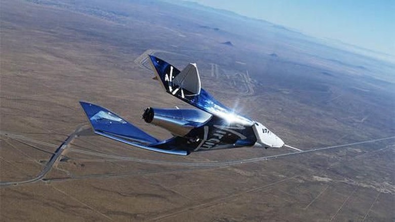 Pesawat VSS Unity milik Virgin Galactic (Twitter) Pesawat VSS Unity milik Virgin Galactic (Twitter)