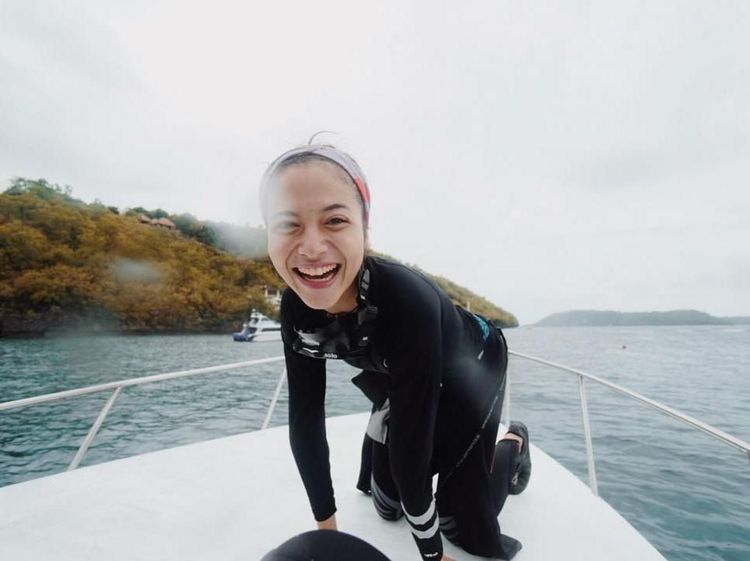 Makin Mesra dengan Chicco Jerikho, Begini Gaya Menyelam Putri Marino