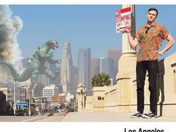 Penampakan Godzilla Traveling Keliling Dunia