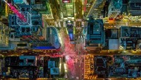Sebagai seorang pilot dan juga fotografer, Jeffrey Milstein punya sudut pandang berbeda dalam memotret kecantikan Kota New York. Contohnya, saat dia memotret Times Square dari atas langit seperti ini (dok Jeffrey Milstein)
