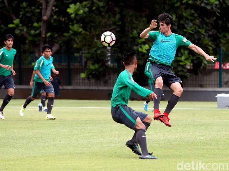 Usai Dikalahkan Islandia, Timnas Kembali Berlatih Keras