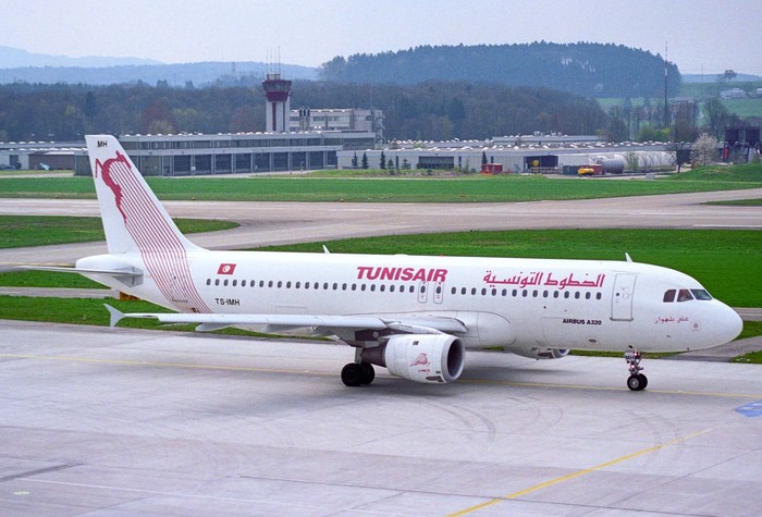 Ilustrasi pesawat Tunisair