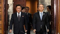 Lokasi pertemuan di Tongilgak, Panmunjon, Provinsi Gyeonggi (Foto: Dok. The Unification Ministry/Yonhap via REUTERS)