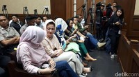 Lanjutan sidang Setya Novanto digelar di Pengadilan Tipikor, Jl Bungur Besar Raya, Jakarta Pusat, Senin (15/1/2018). (Foto: Faiq Hidayat/detikcom)