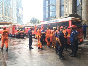 Cek Selasar Ambruk di BEI, Basarnas: Tak Ada Korban Terjebak