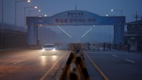 Perbatasan Korea Utara dan Korea Selatan di Desa Panmunjom, Provinsi Gyeonggi. Foto diambil 15 Januari 2018. (Foto: Dok. REUTERS/ Kim Hong-ji)