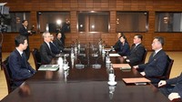 Ini merupakan pertemuan kedua di lokasi yang sama. Pertemuan pertama digelar pada Selasa (9/1) lalu (Foto: Dok. The Unification Ministry/Yonhap via REUTERS)