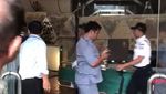 Penampakan Air Menggenang di Lokasi Selasar Tower II BEI Ambruk