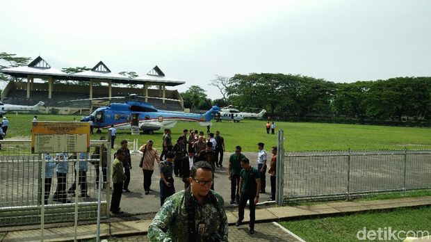 Tiba di Tegal, Jokowi Satu Helikopter dengan Ganjar