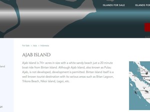 Geger Pulau Ajab di Kepri Dijual di Situs Online Rp 44 M