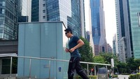 Jika dilihat dari akun Instagram-nya yang sudah diikuti oleh 338 ribu followers, Dhuha senang berolahraga lari. Foto: Instagram @dhu_yuand