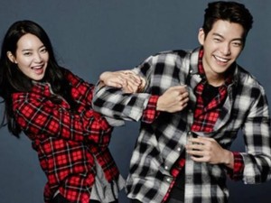 Momen Langka Kim Woo Bin & Shin Min Ah Foto Bareng, Bikin Fans Histeris