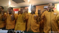 Sekjen Hanura Sarifuddin Sudding menjelaskan alasan partai memecat Oesman Sapta Odang (OSO) dari kursi ketum. Pemecatan didasari mosi tak percaya dari pengurus tingkat daerah. (Foto: Samsudhuha Wildansyah/detikcom)