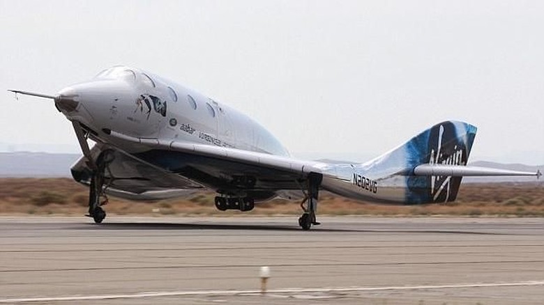 Pesawat luar angkasa VSS Unity (dok Virgin Galactic) Pesawat luar angkasa VSS Unity (dok Virgin Galactic)