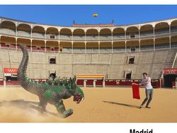 Penampakan Godzilla Traveling Keliling Dunia