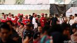 Penjagaan Ketat Polisi di TKP Robohnya Selasar BEI