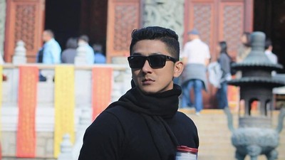 Foto Liburan Dhuha Fatih, Tentara Ganteng yang Ngetop di Sosmed