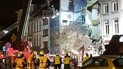 Penampakan Hancur dan Runtuhnya Restoran di Belgia yang Meledak