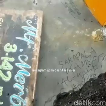 Vandalisme di Puncak Merbabu