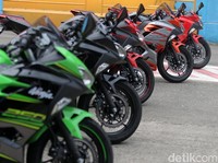 Geber Kawasaki Ninja 250 Baru di Sentul