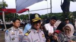 Foto: Anies Berseragam Dishub di Monas dan Saat Tinjau Museum Bahari